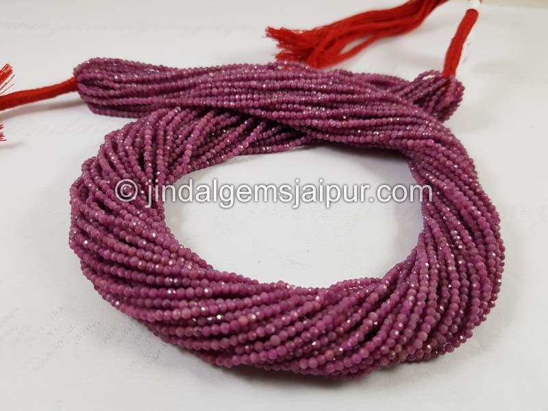 Natural Ruby Micro Cut Beads